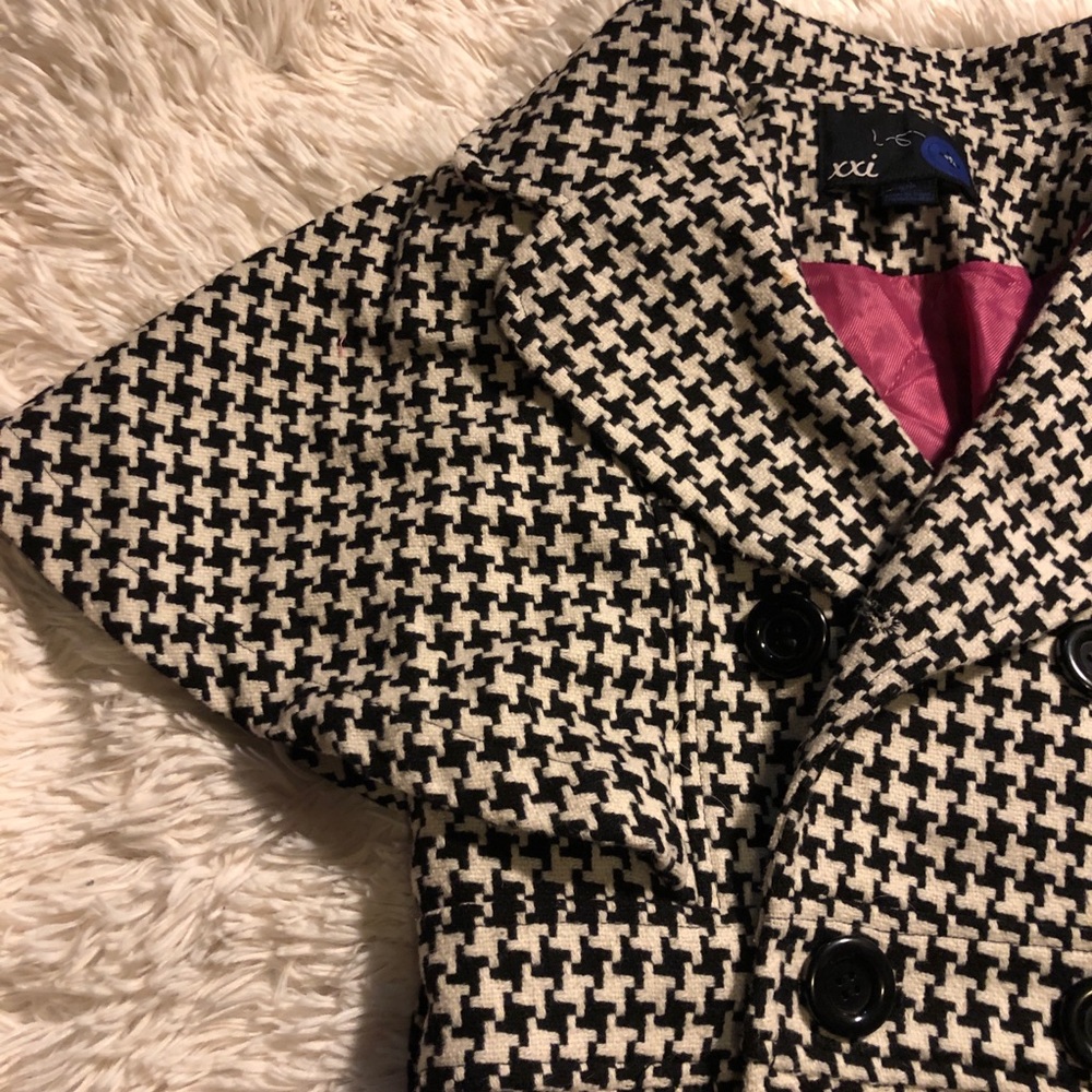 Forever 21 Jacquard Coat View 3